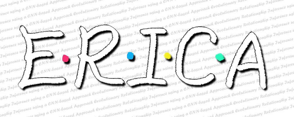 ERICA website for Evolutionary Relationship Inference using a CNN-based Approach